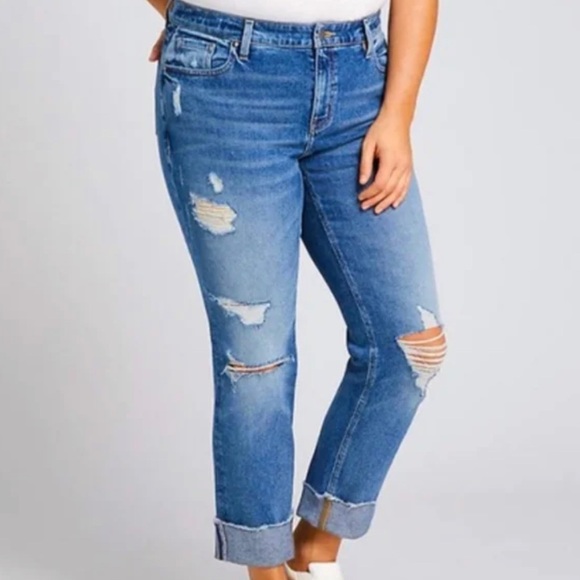 Lane Bryant Denim - NWOT Lane Bryant Flex Magic Waistband High Rise Straight Leg Jean Size 24